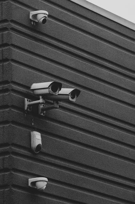 Apsaugos ir stebėjimo sistemos 2026 vaizdas: stebėjimo kamera ir signalizacija saugiam namų perimetrui.